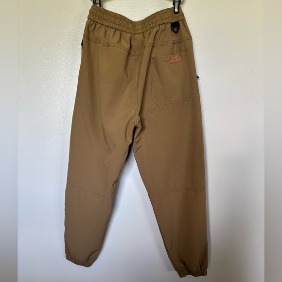Jeep Spirit Cargo Pants Joggers Womens Juniors XL Brown High Rise Outdoor Hiking - Picture 2 of 13
